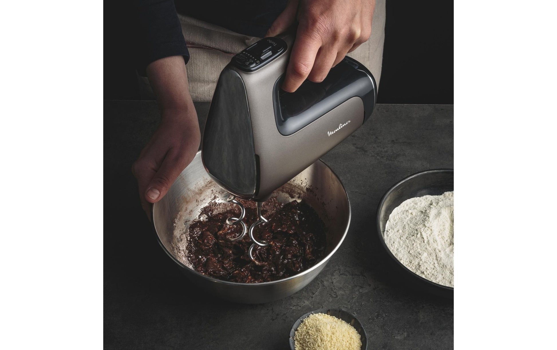 Handmixer Powermix Silence Dunkelbraun - MEGART