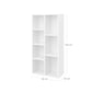 Regal für Bücher 50 x 106 cm, Weiss - MEGART