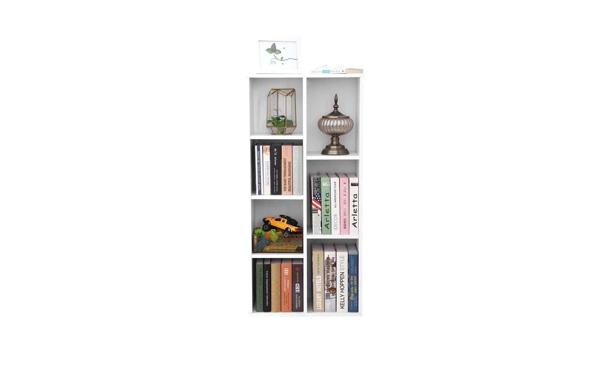 Regal für Bücher 50 x 106 cm, Weiss - MEGART