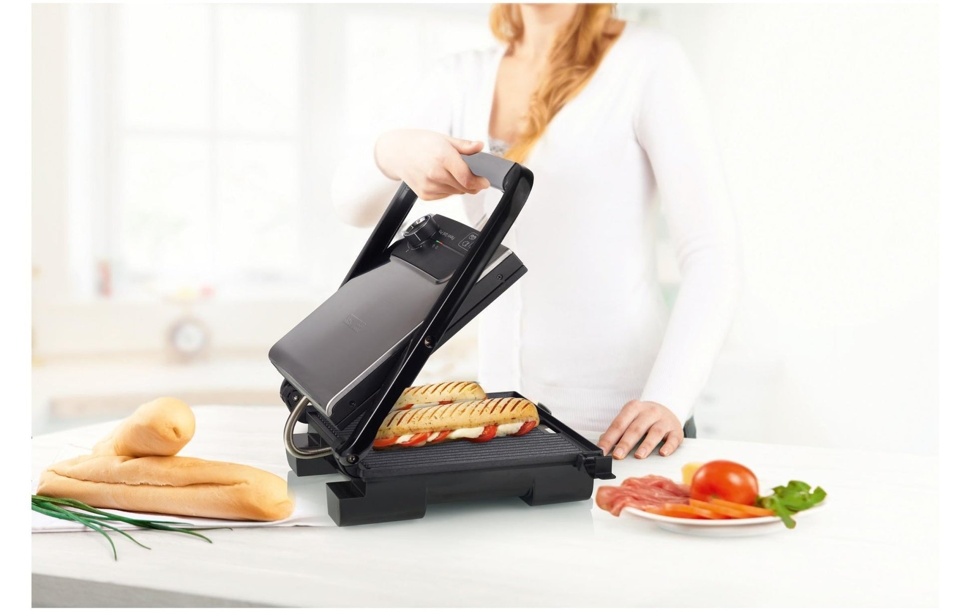 Kontaktgrill Panini - Grill Pro 2000 W - MEGART