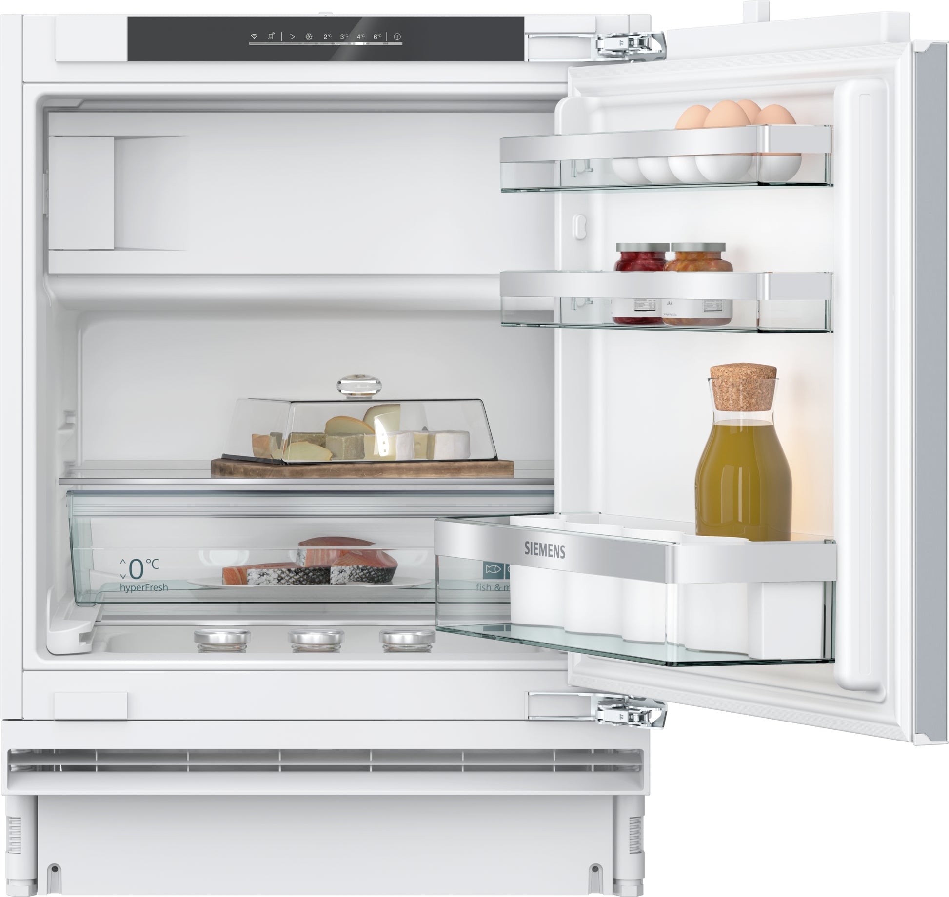 iQ500, Unterbau - Kühlschrank mit Gefrierfach, 82 x 60 cm KU22LADD0H - MEGART