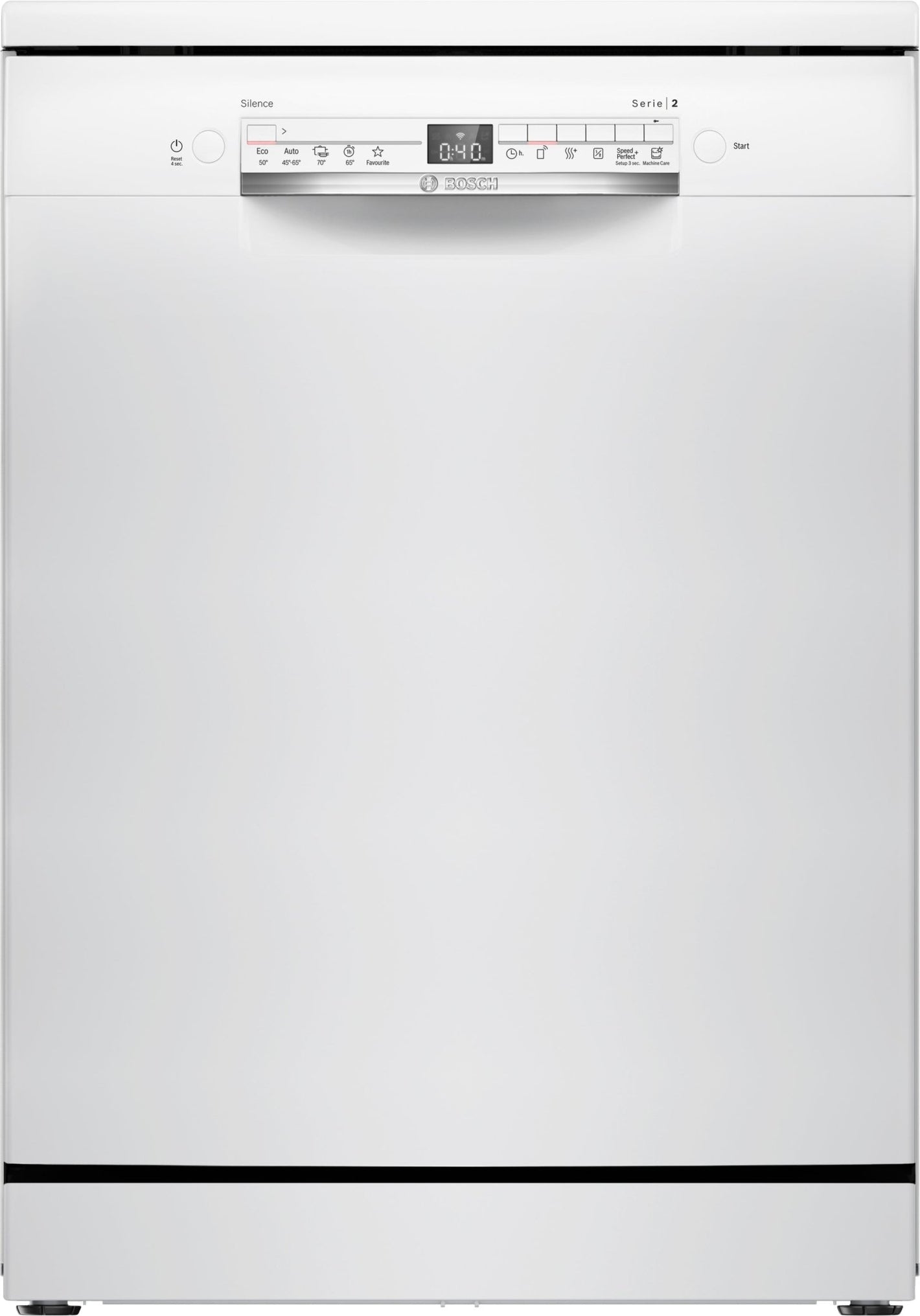 Serie 2, Freistehender Geschirrspüler, 60 cm, weiss, SMS2HTW02E - MEGART
