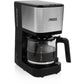 Filterkaffeemaschine Compact 12 Schwarz/Silber - MEGART