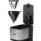Filterkaffeemaschine Compact 12 Schwarz/Silber - MEGART
