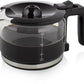 Filterkaffeemaschine Compact 12 Schwarz/Silber - MEGART