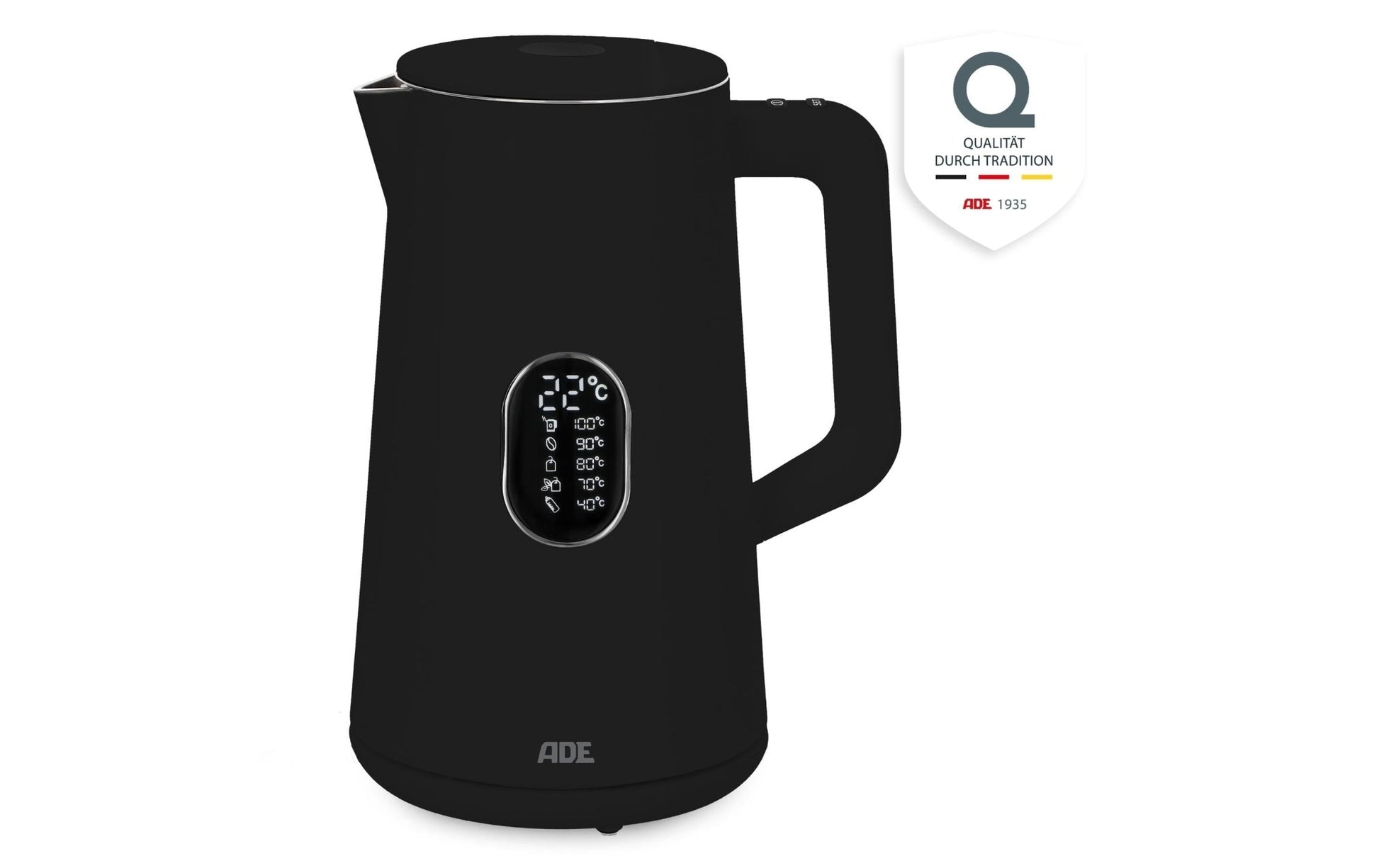Wasserkocher KG2100 - 2 1.5 l, Schwarz - MEGART