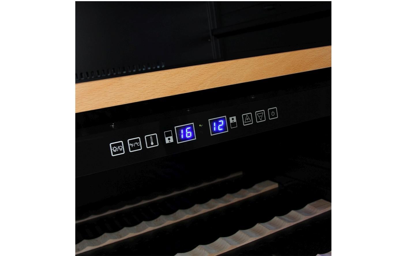 Weinklimaschrank ST300 Schwarz, Rechts - MEGART