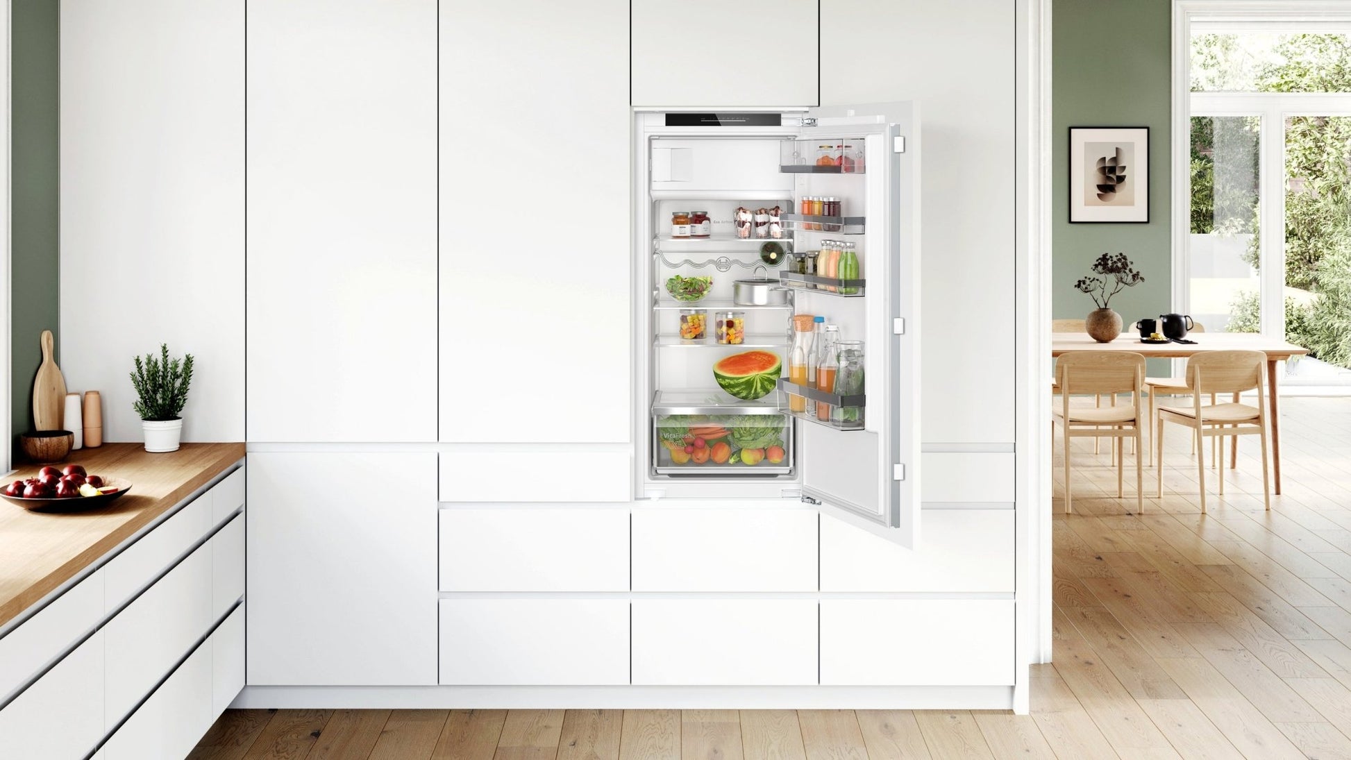 Serie 6, Einbau - Kühlschrank mit Gefrierfach, 122.5 x 56 cm KIL42ADD1H - MEGART