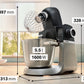 Serie 6, Küchenmaschine mit Waage, 1600 W, Schwarz, Edelstahl gebürstet, MUMS6ZS17 - MEGART