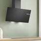 Serie 2, Wandhaube, 80 cm, Klarglas schwarz DWK85DK60 - MEGART