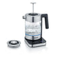 Wasserkocher WK 350, 1 l, Edelstahl/Transparent - MEGART