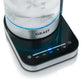 Wasserkocher WK 350, 1 l, Edelstahl/Transparent - MEGART