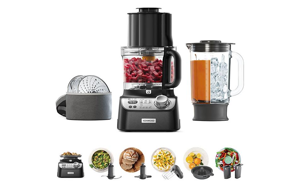 Food Processor MultiPro XL Weigh+ FDM72.990SS, Grau/Silber - MEGART