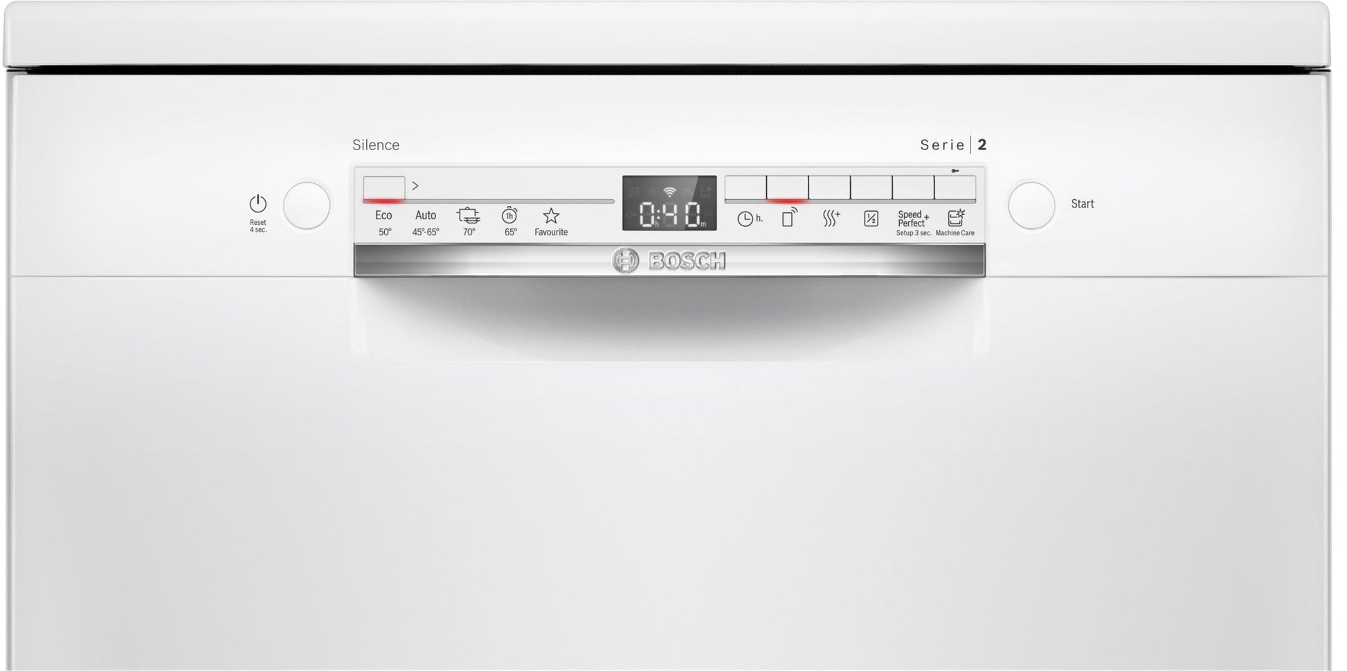 Serie 2, Freistehender Geschirrspüler, 60 cm, weiss, SMS2HTW02E - MEGART