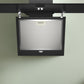 Serie 2, Wandhaube, 80 cm, Klarglas schwarz DWK85DK60 - MEGART