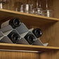 Weinregal Rocks für 9 Flaschen, Grau - MEGART