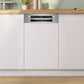 Serie 2, Teilintegrierter Geschirrspüler, 45 cm, Gebürsteter Stahl, SPI2HKS42E - MEGART