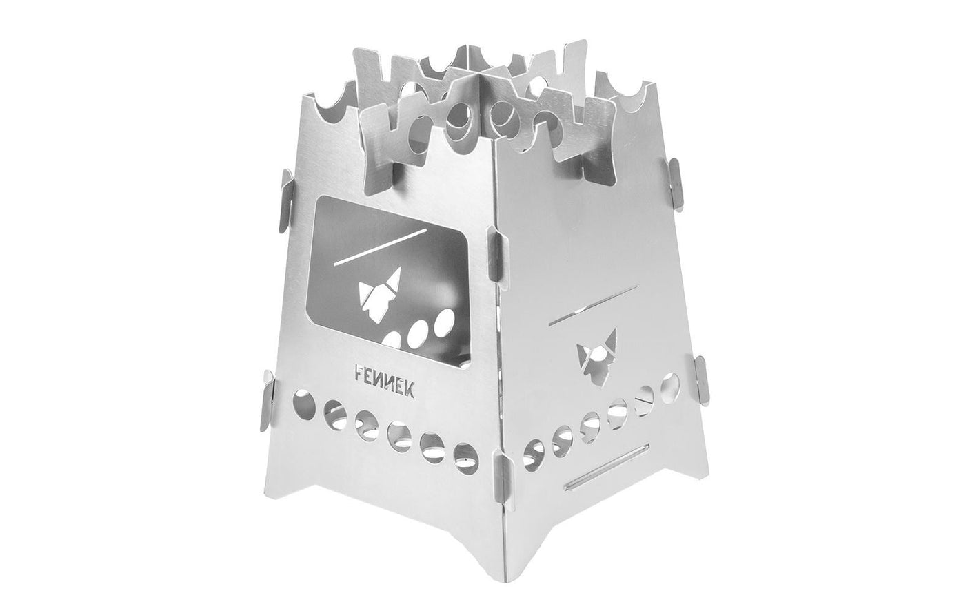 Fennek Grill Campingkocher Hobo Premium, Edelstahl - MEGART