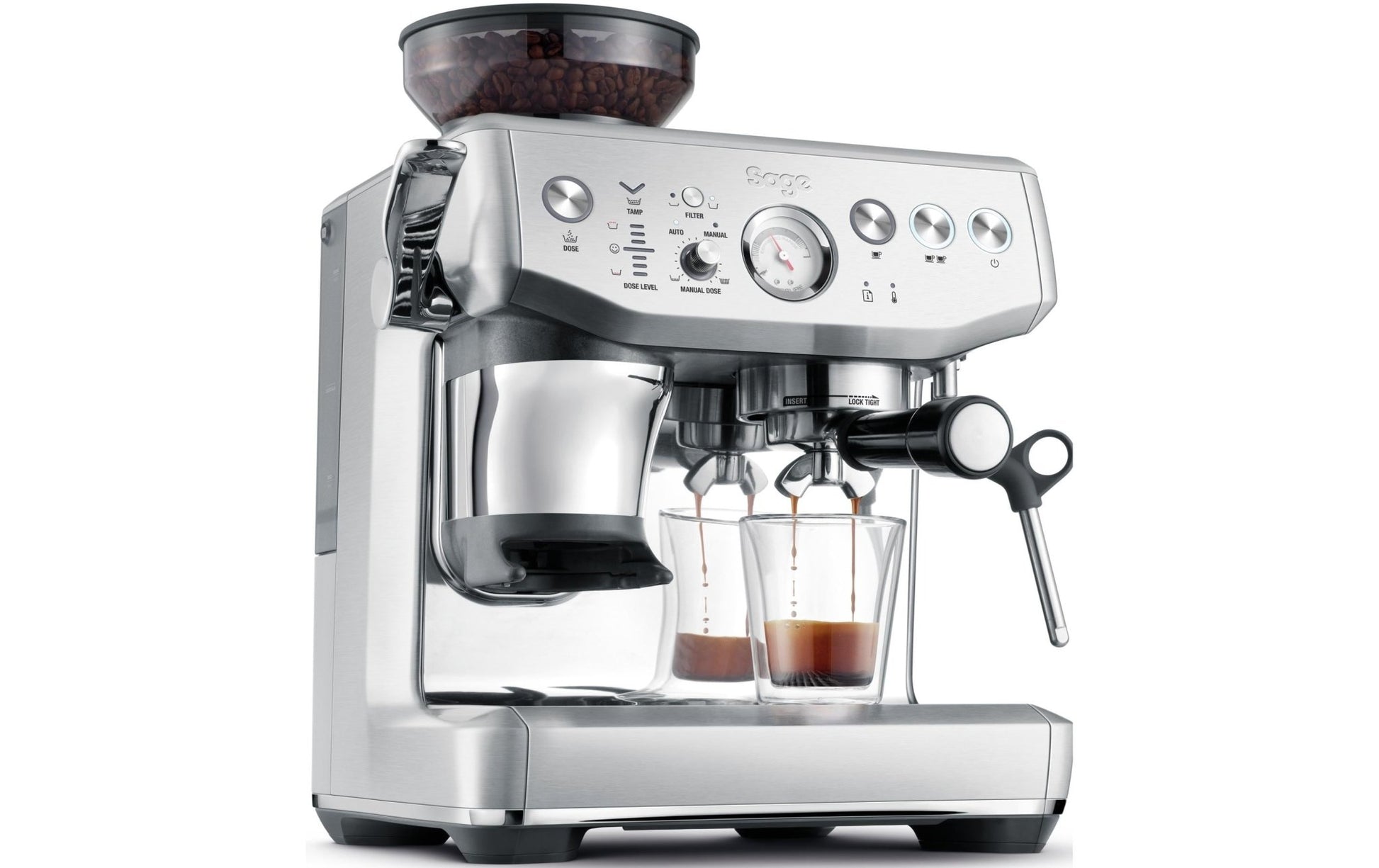 Siebträgermaschine Barista Express Impress Edelstahl - MEGART