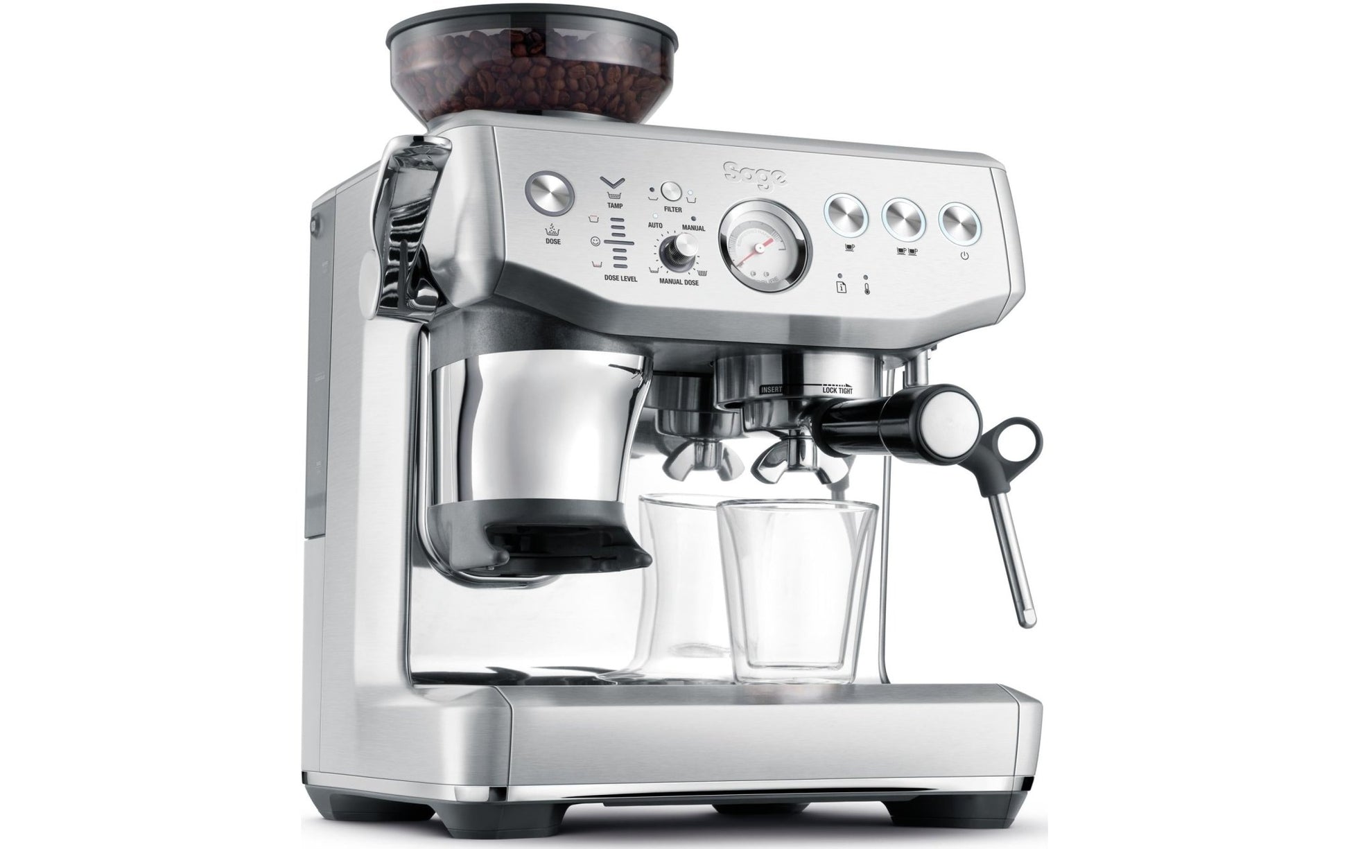 Siebträgermaschine Barista Express Impress Edelstahl - MEGART