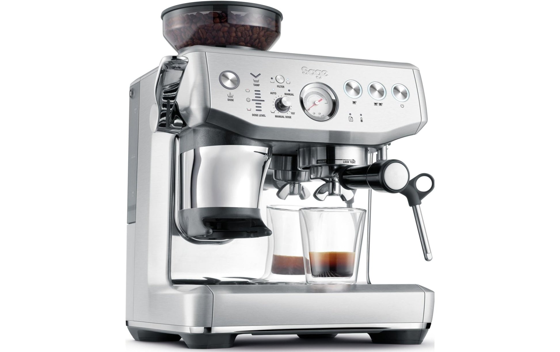 Siebträgermaschine Barista Express Impress Edelstahl - MEGART