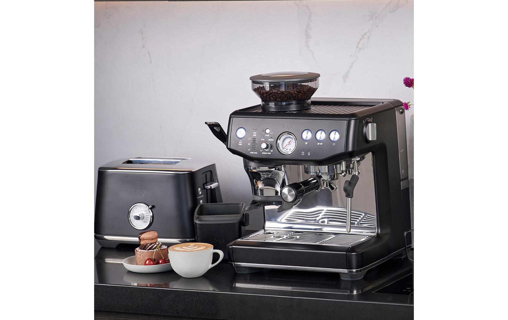 Siebträgermaschine Barista Express Impress Grau - MEGART