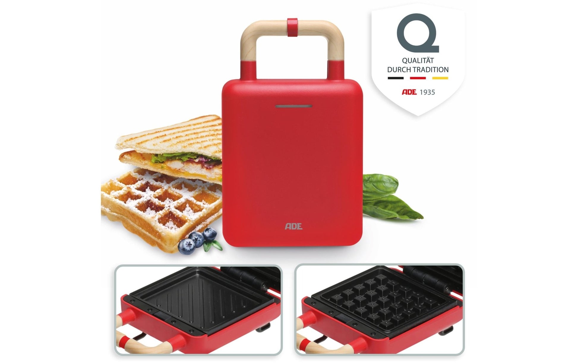 Waffeleisen Rot - MEGART