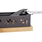 Teelicht - Raclette Steinbock Anthrazit/Hellbraun - MEGART
