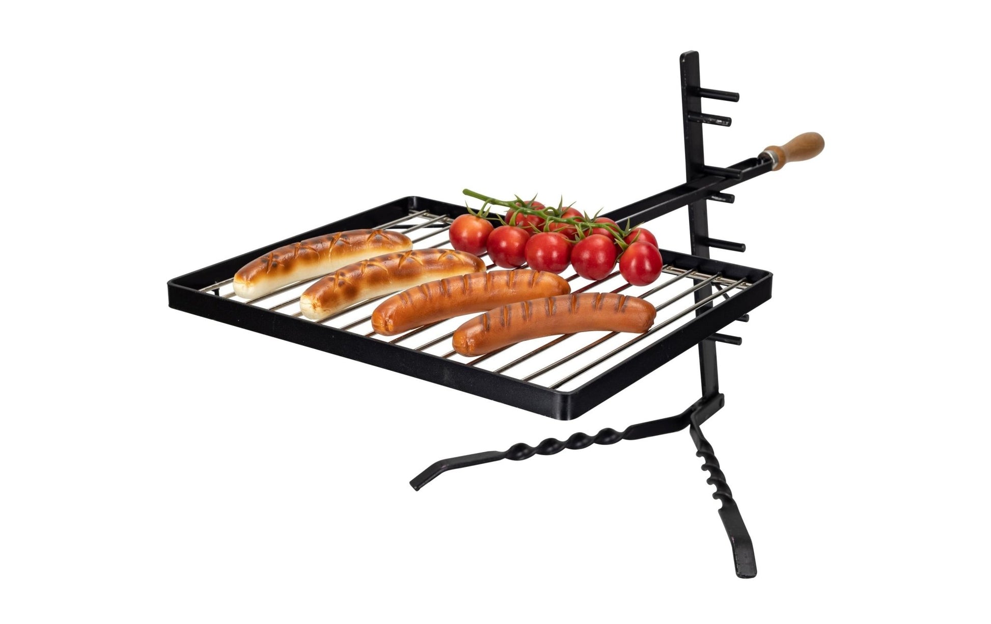 Nouvel Klappgrill - Set, 38 x 32 cm, Höhenverstellbar - MEGART