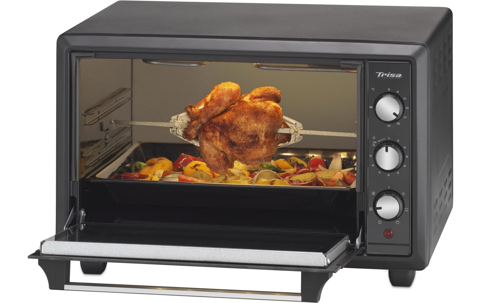 Backofen Forno Gusto 34 l, Schwarz - MEGART