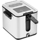 Fritteuse Küchenminis Fryer & Dicer Schwarz/Silber - MEGART