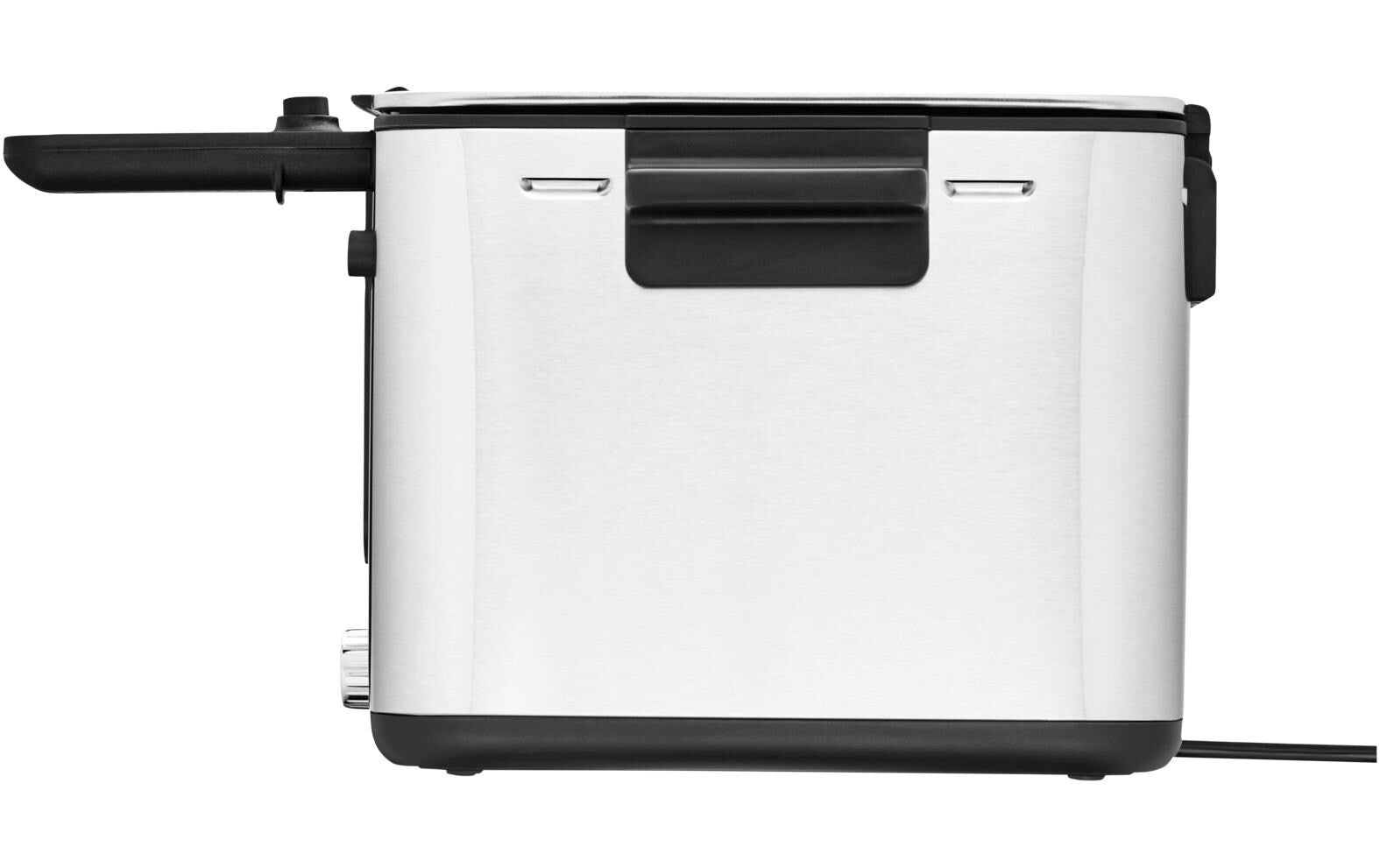Fritteuse Küchenminis Fryer & Dicer Schwarz/Silber - MEGART