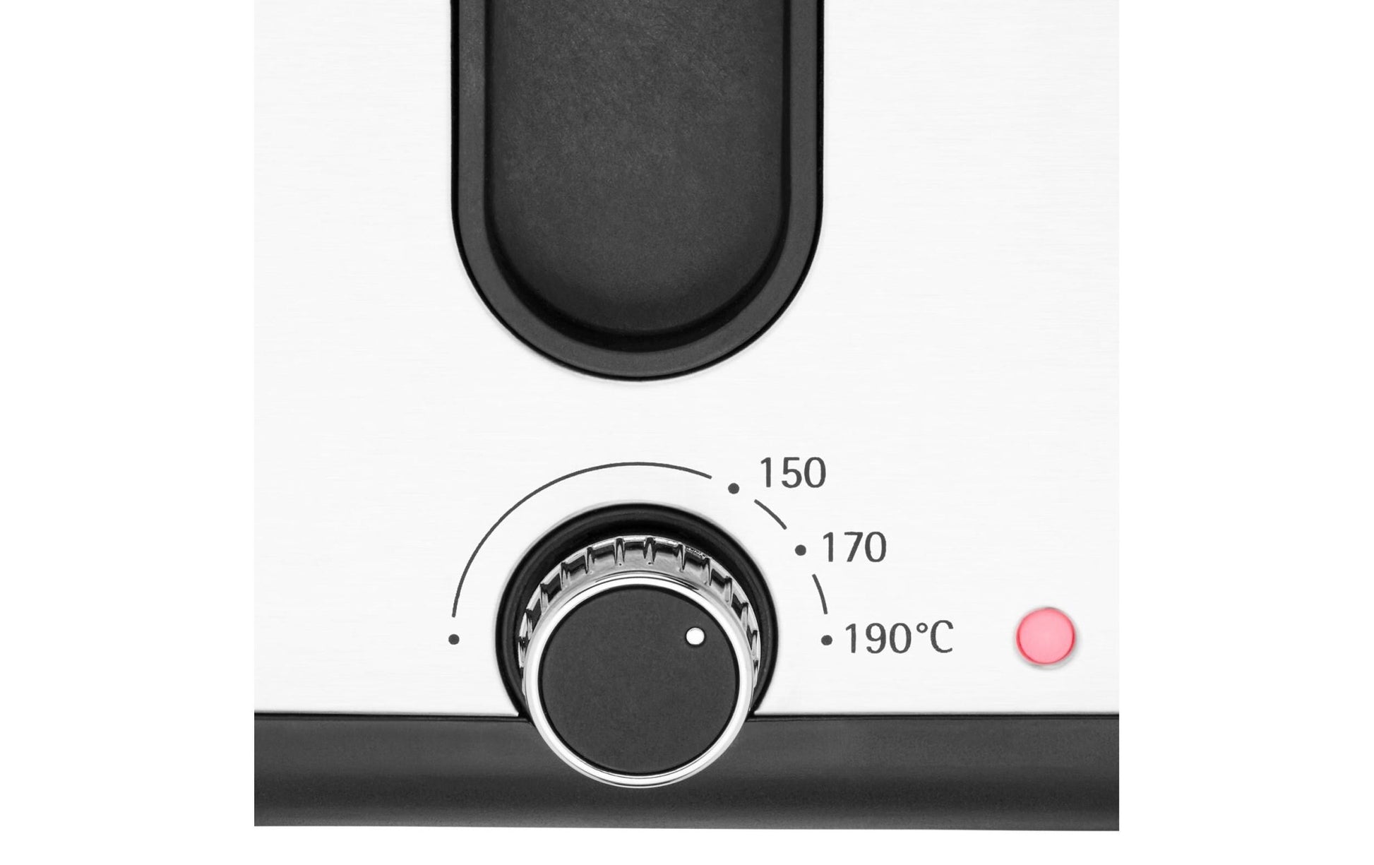 Fritteuse Küchenminis Fryer & Dicer Schwarz/Silber - MEGART