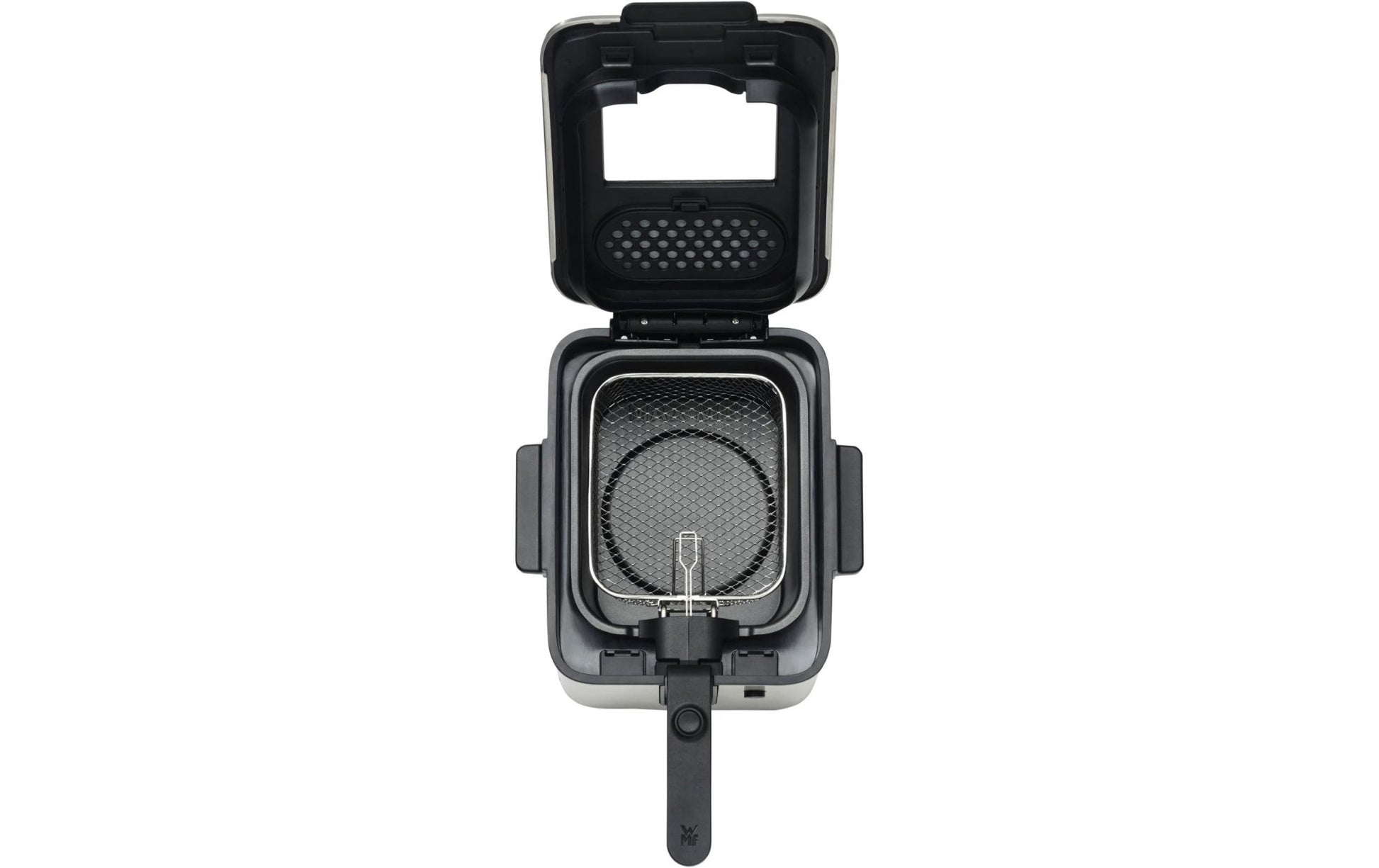 Fritteuse Küchenminis Fryer & Dicer Schwarz/Silber - MEGART