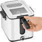 Fritteuse Küchenminis Fryer & Dicer Schwarz/Silber - MEGART