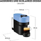 Kaffeemaschine Nespresso Vertuo Pop ENV90.A Pacific Blue - MEGART