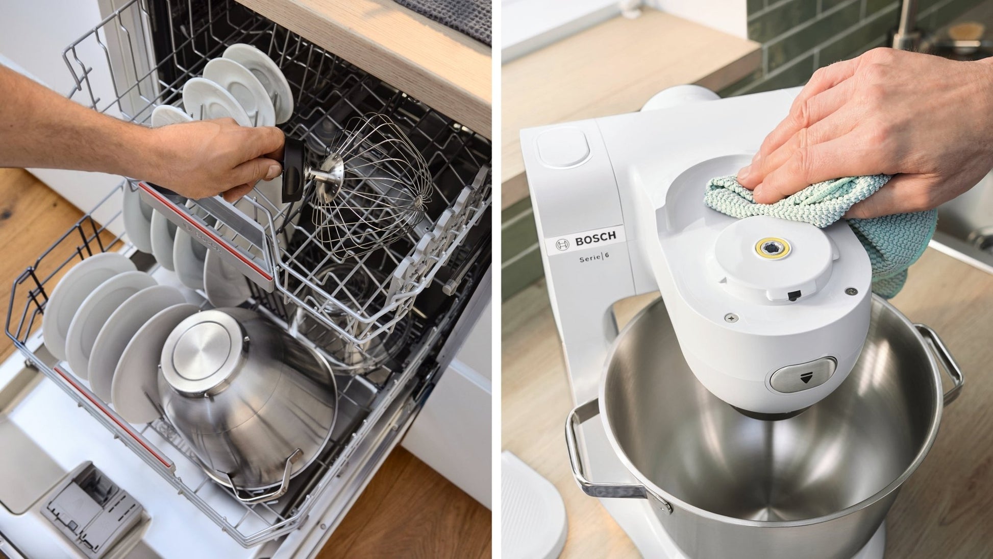 Serie 6, Küchenmaschine, 1600 W, Weiss, Edelstahl gebürstet, MUMS6EW22 - MEGART