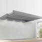 Serie 4, Flachschirmhaube, 90 cm, Silber DFS097A51 - MEGART