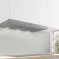 Serie 4, Flachschirmhaube, 90 cm, Silber DFS097A51 - MEGART