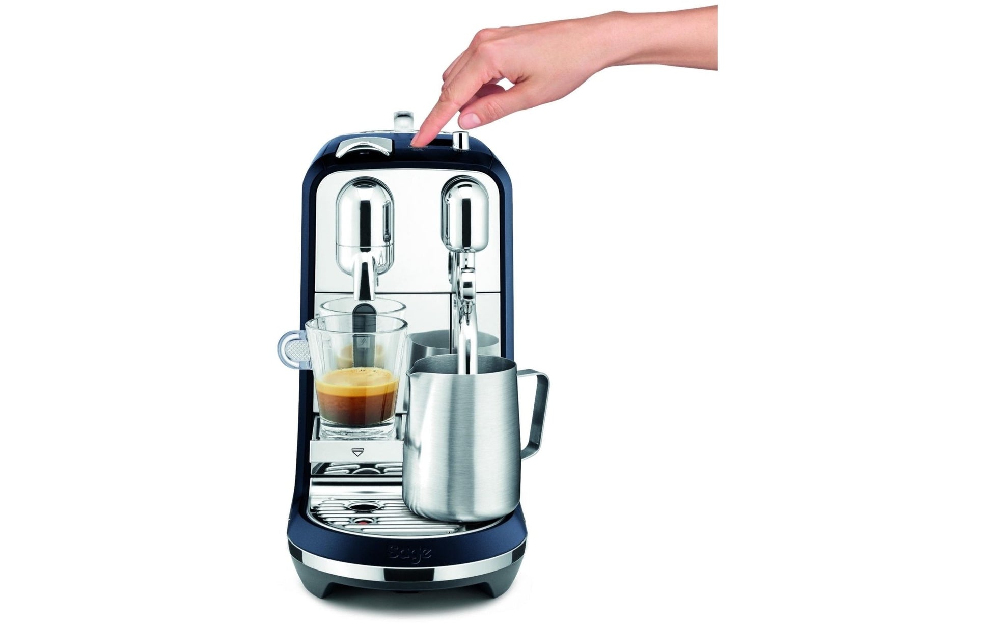 Kaffeemaschine Nespresso Creatista Plus SNE800DBL Blau - MEGART