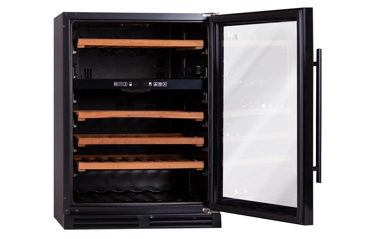 Weinklimaschrank Bodega BWS83 Schwarz, Rechts - MEGART