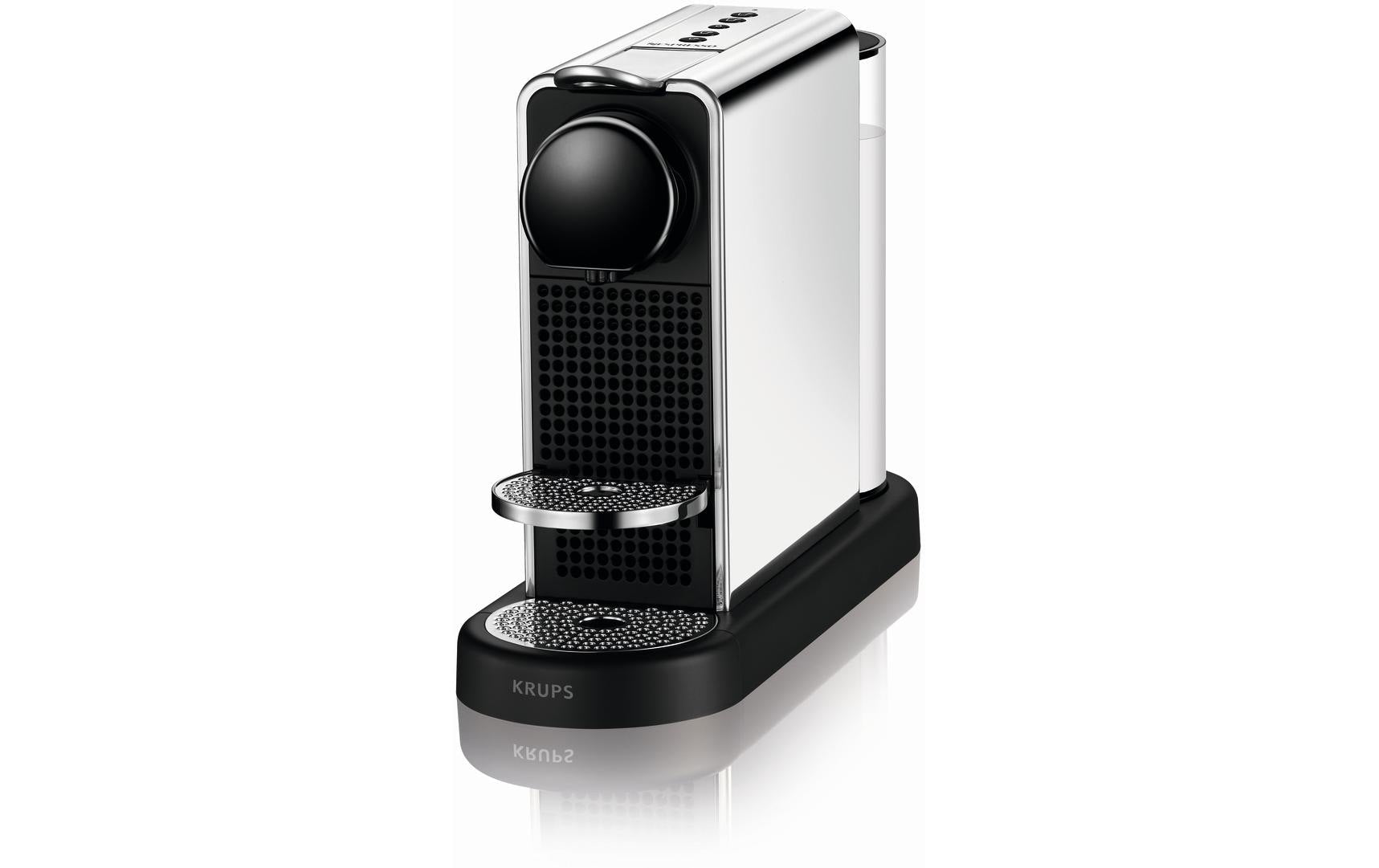 Kaffeemaschine Nespresso CitiZ Platinum Edelstahl/Schwarz - MEGART