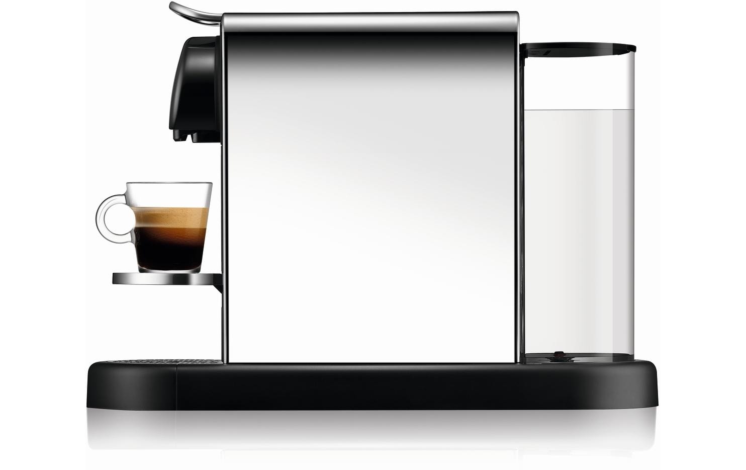 Kaffeemaschine Nespresso CitiZ Platinum Edelstahl/Schwarz - MEGART