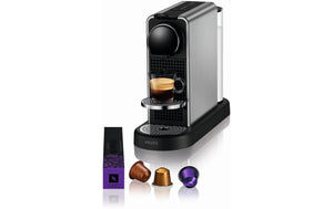 Kaffeemaschine Nespresso CitiZ Platinum Schwarz/Titanium - MEGART