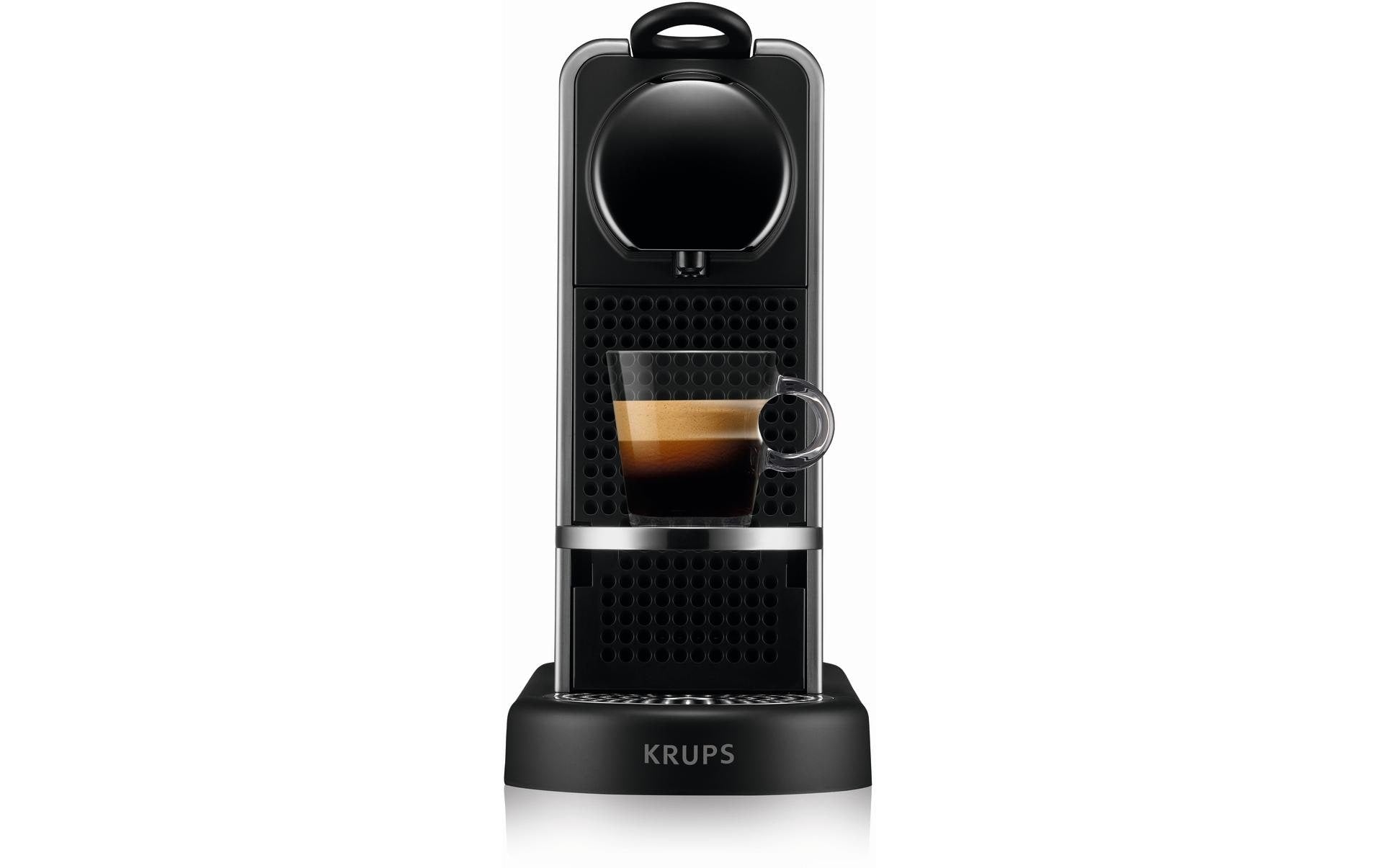 Kaffeemaschine Nespresso CitiZ Platinum Schwarz/Titanium - MEGART