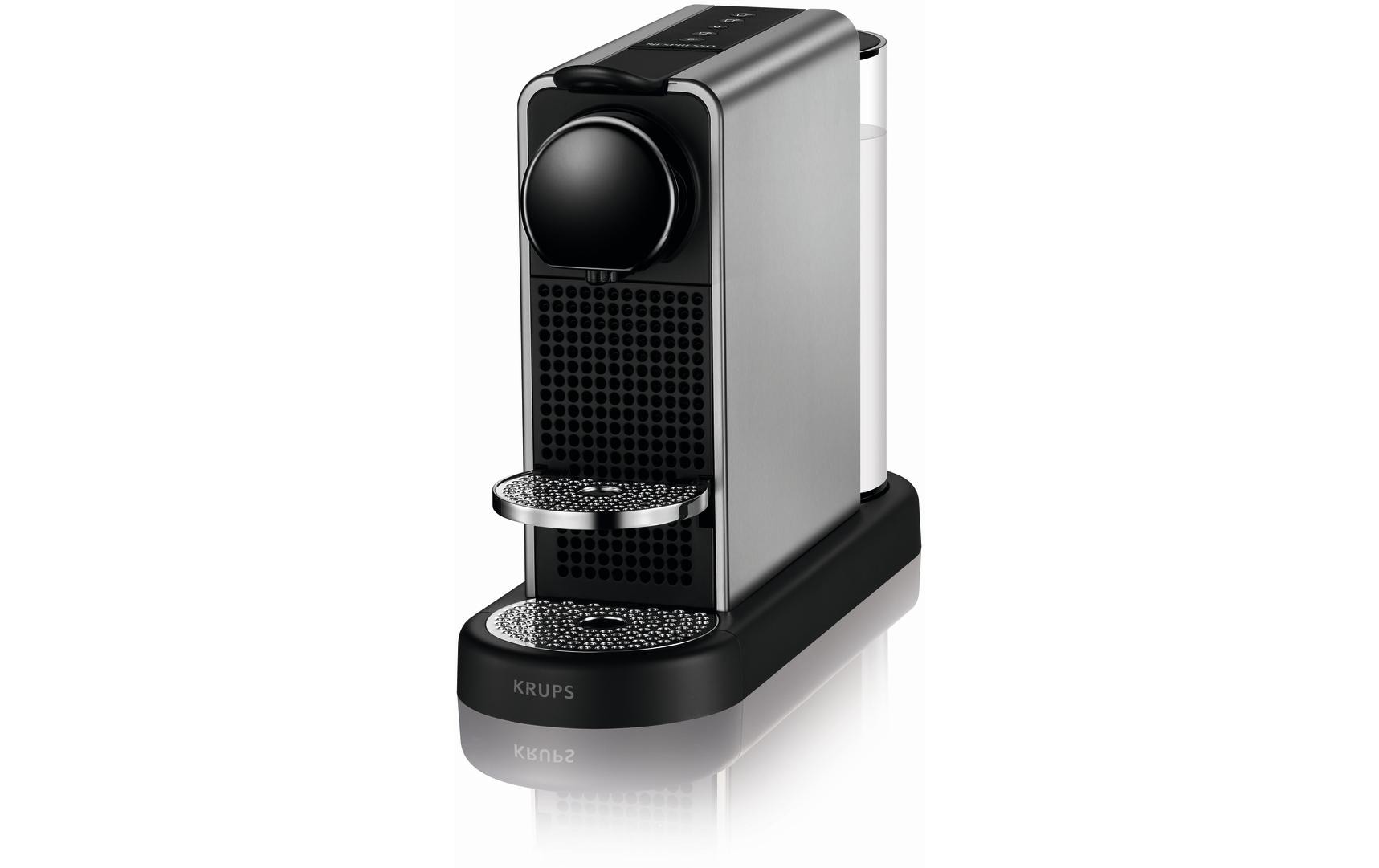 Kaffeemaschine Nespresso CitiZ Platinum Schwarz/Titanium - MEGART