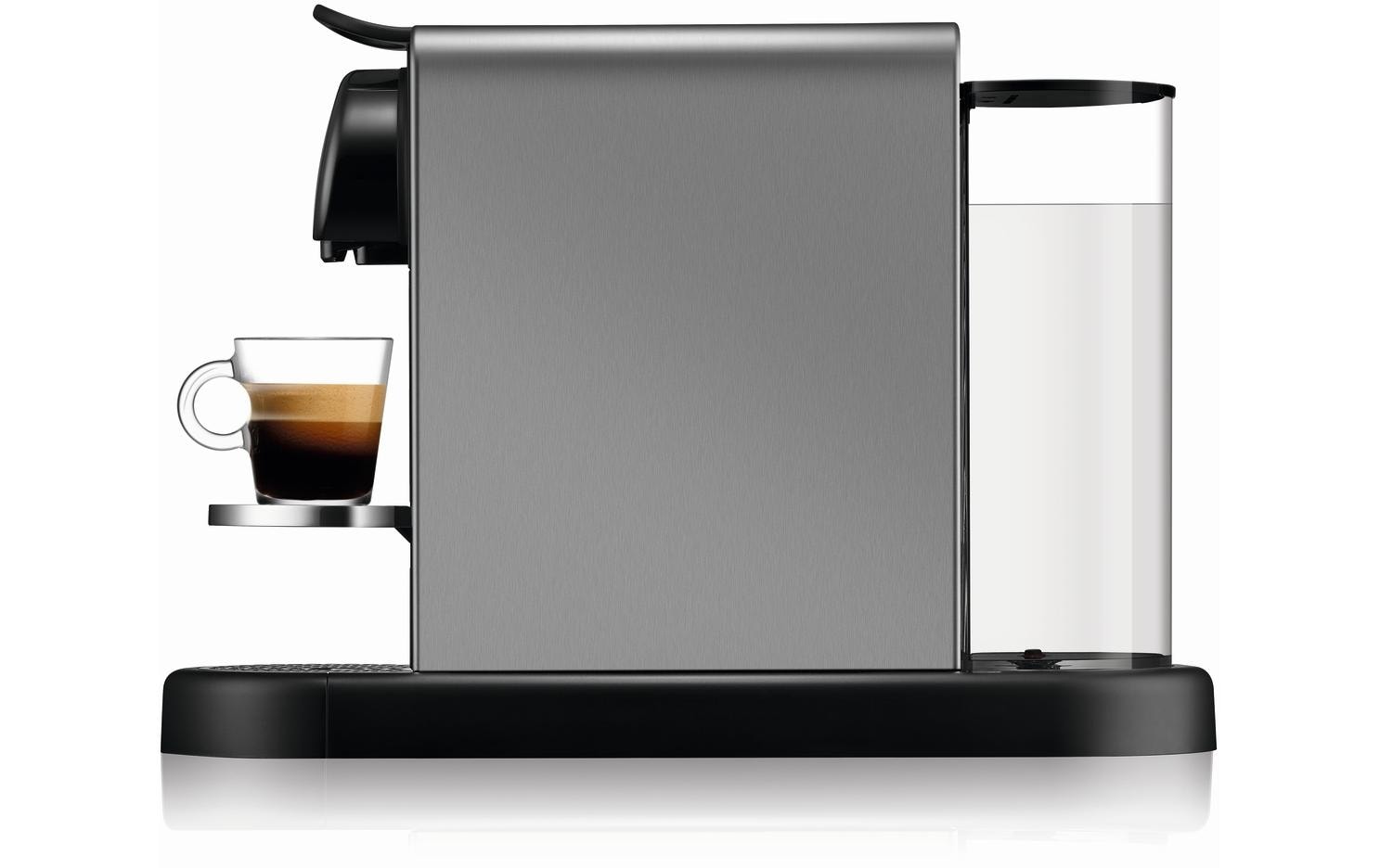 Kaffeemaschine Nespresso CitiZ Platinum Schwarz/Titanium - MEGART