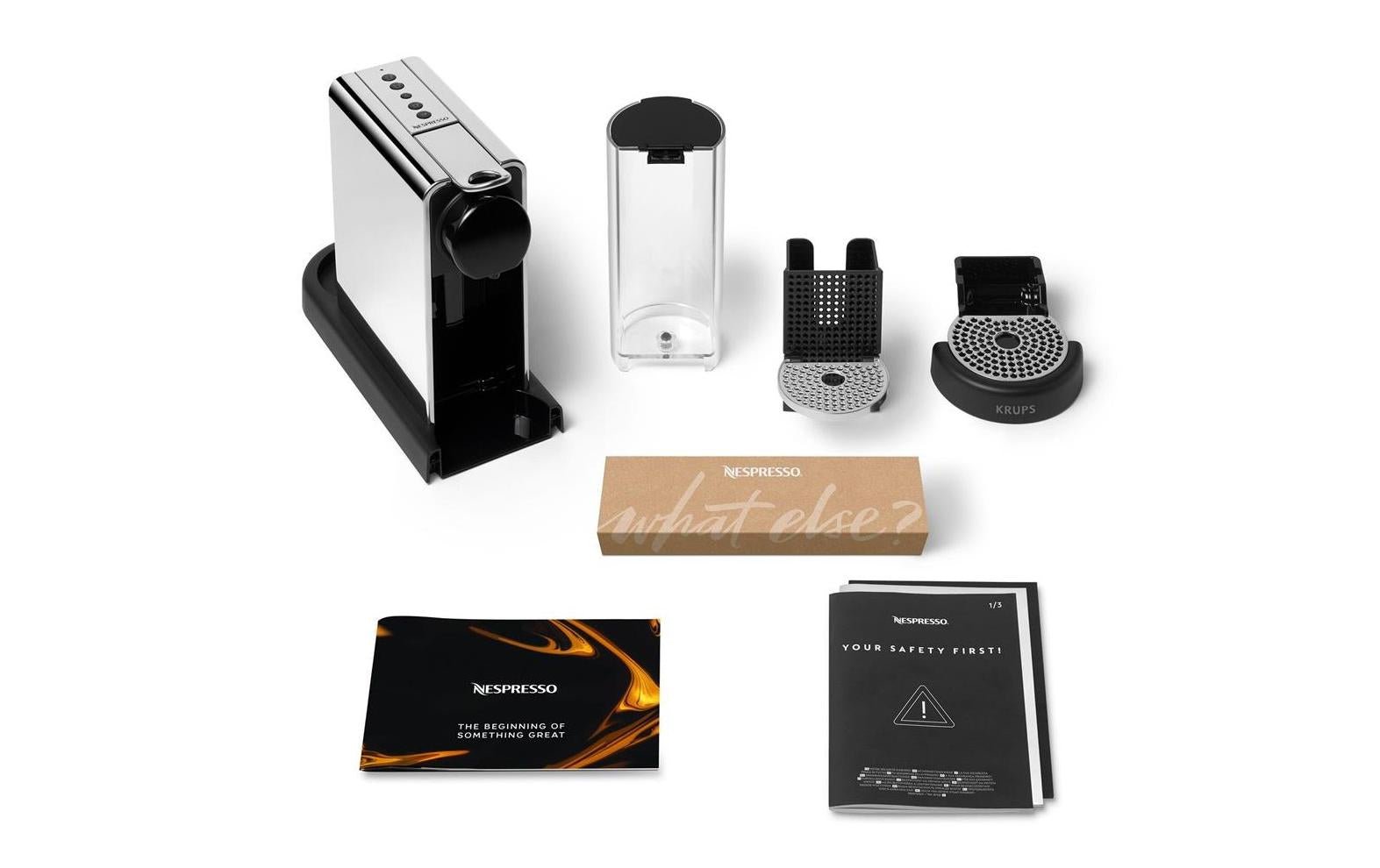 Kaffeemaschine Nespresso CitiZ Platinum Schwarz/Titanium - MEGART