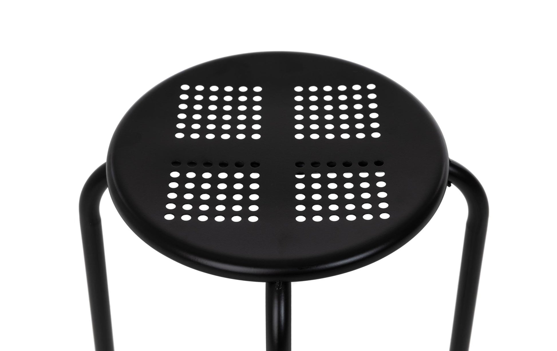 Hocker Metall, Schwarz - MEGART