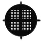Hocker Metall, Schwarz - MEGART